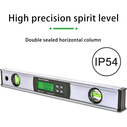 Digital Inclinometer Protractor Electronic Spirit level Bubble Box 360 degree Magnetic Goniometer Angle Slope Meter Ruler