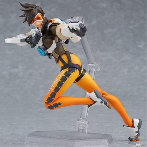 Figma 352 Game Character Tracer Figure PVC Action Figure Joint Collectible Model Toys Figma Tracer Doll Figurines