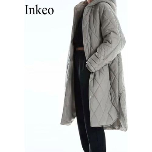 Inkeo Women's Parkas With A Hood