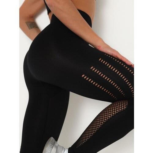 Leggings Sport Women Fitness Gym Push Up Leggings High Waist Seamless Pants Running Sport Jogging Sports Mesh Sexy Leggins