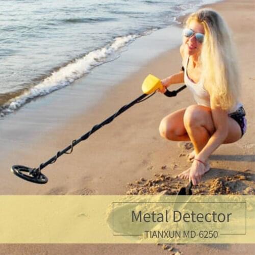 MD-6250 profession Metal Detector Underground Gold Detector Metal Length Adjustable Treasure Seeker Portable Hunter Detector