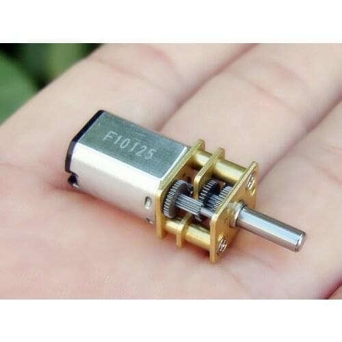 Miniature DC geared motor, 4.2V reduction gear motor, 218 rpm small gear box motor