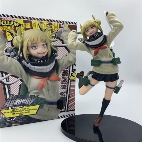 My Hero Academia Boku no Hero Academia Himiko Toga JK Lovly PVC Action Figure Age of Heroes Deku Fighter Collectible Model 18cm