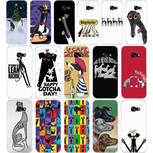 209 Cartoon Greyhound Semaphore Soft Silicone Tpu Cover phone Case for Samsung a3 a5 2017 a6 plus a7 a8 a9 star lite s 6 7 8 9