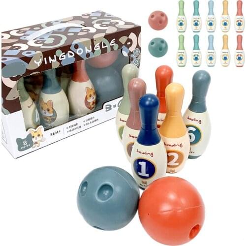 Indoor Kids Bowling Sports Toys Set Parent-Child Interactive Family Party Game Funny Outdoor Sports Game Gifts Toys For Children