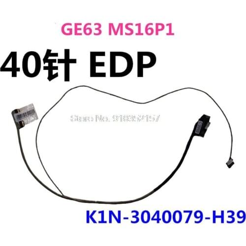 Laptop 40PIN 4K LCD Cable For MSI GE63 GE63VR MS-16P1 MS-16P5 K1N-3040079-H39 New