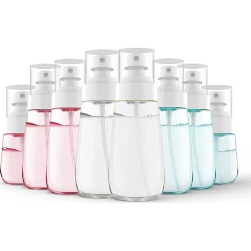 1pcs High Quality 30ml 60ml 100ml Fine Mist Spray Bottle Plastic Lotion Pump Empty Bottle Travel Perfume Water Plastic Refill