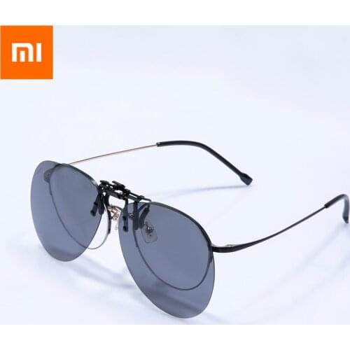 Xiaomi UREVO Clip-on Glasses Polarized Sunglasses 8g Ultra Light TAC Lenses Men Women Eyeglasses Night Vision Driving Goggles