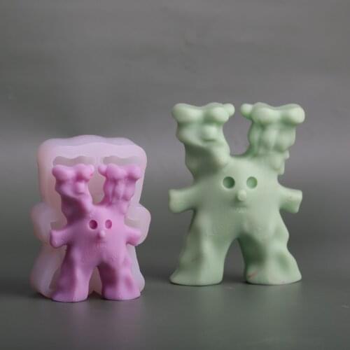 Cute Little Monster Silicone Candles Mold Resin/Soap Mold DIY Candle Boy Aromatic Candle Making Gifts Craft Supplies Home Decor