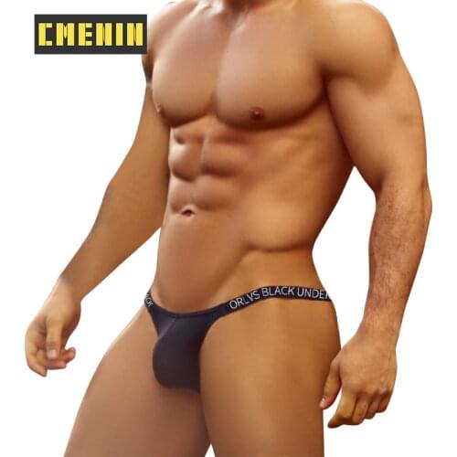 CMENIN Modal Gay Men Sexy Mans Underwear Thong Men Jockstrap Low Waist Mens Thongs and G Strings Top Bikini Hombre OR6107