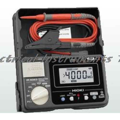 Fast arrival HIOKI IR4053-20 5-Range 50V/100MOhm-1000V/4000MOhm Digital Insulation Resistance Tester