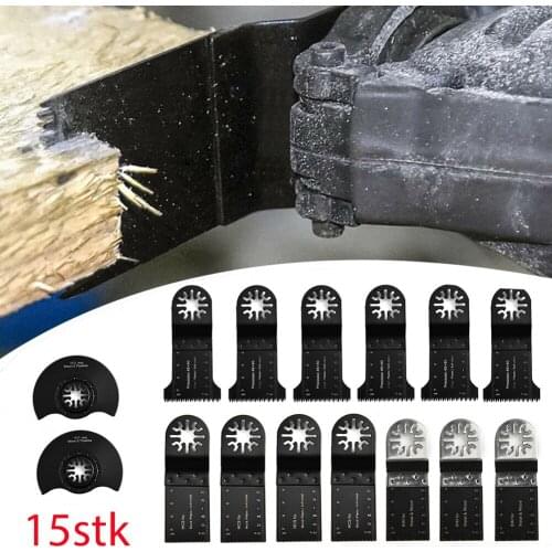 15pcs Precision Japan Tooth Oscillating Saw Blade Multifunctional Tool Accessories For Wood Hard Material Metal Cutting