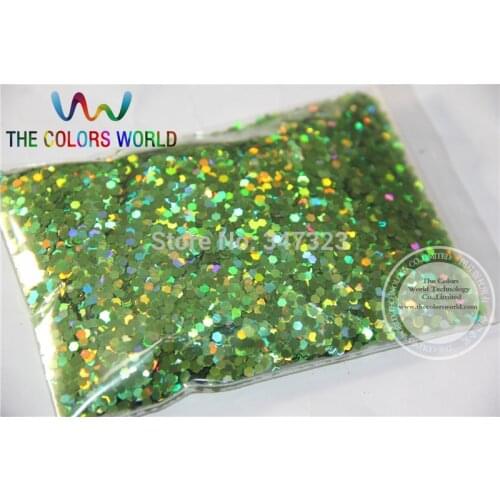 2MM Holographic Apple Green Color Glitter Sprinkling Sequins for nail art and other DIY accessories