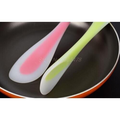 200PCSNew Baking Tools For Cakes Double Silicone Spatula Spoon LFGB Cookie Spatulas Pastry Scraper Mixer Buttter Ice Cream Scoop