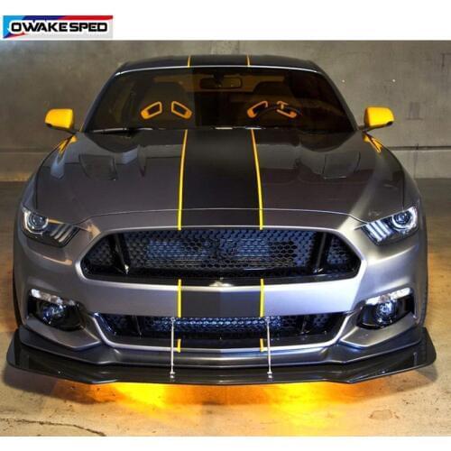 Car Hood Roof Tail Bumper Decor Sticker Racing Line Vinyl Decal Auto Body Customized Stickers For Ford Mustang GT