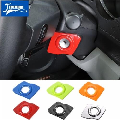 Car One-Key Engine Start Stop Keyhole Decoration Cover Jeep Liberty 2007 2008 2009 2010 2011 2012 Interior Accessories
