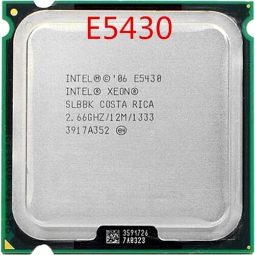 Free shipping E5430 2.66GHz/12M/1333Mhz/CPU equal to LGA775 Core 2 Quad Q9500 CPU,works on LGA775 CPU