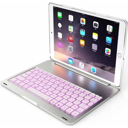 For IPad Air 3 Case Pro 10.5" 2019 Aluminium Bluetooth Wireless Keyboard Metal Tablet Protective Shell with Ligth Coque+pen