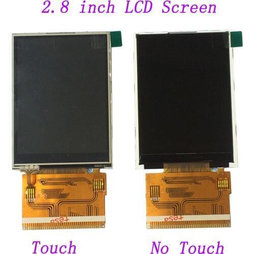 2.8 / 3.2 inch TFT LCD color screen 240X320 display touch 37PIN soldering 1.0mm ultra wide MCU 8 / 16bit default 16 bit ILI9341