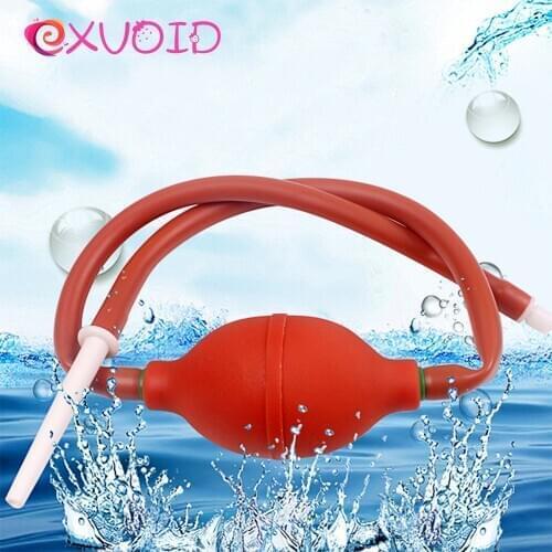 EXVOID Adult Products Enema Anal Cleaning Tube Hygiene Sex Toys for Women Men Gay Soft Hose Shower Nozzle Tip Attachment
