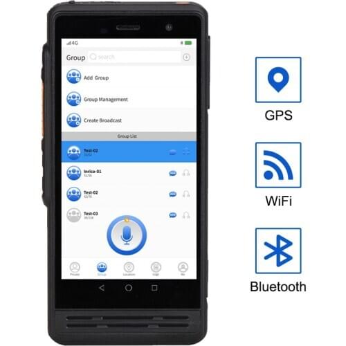 Inrico S300 4G LTE Band POC PTT Network Radio wifi Sim Card ZELLO / REAL PTT Android Walkie Talkie IP67 Waterproof 4600mAh