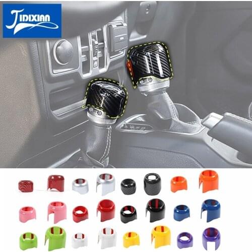 MOPAI Interior Mouldings for Jeep Gladiator JT Car 4 WD Gear Head Decoration Cover for Jeep Wrangler JL 2018+ Car Accessories