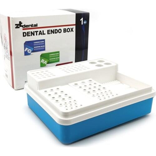 Dental bur sterilization box, root canal instrument storage box, storage box, high temperature sterilization