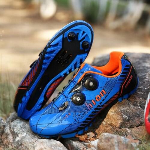 MTB Cycling Shoes SPD Cleat Pedal Self-Locking Profrssional Outdoor Breathable Cheap Bike Shoes Road Bicycle Racing Sneaker