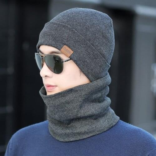 Mens Knitted Neck Warmer Winter Hat Hiking Cycling Outdoor Ski Cap Sports Climbing Women Knit Scarf Beanies Winter Accessories