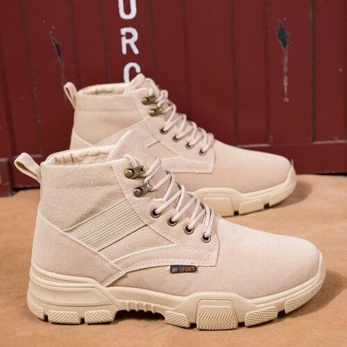 Western canvas leisure zapatos dress men coturno mens botas causal leather man home on sports boots cuero de sneakers sneaker