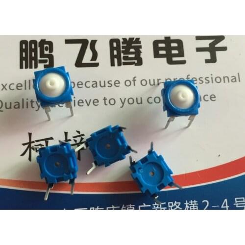 5PCS/lot Original German TMP1-1 waterproof tact switch 7.5*7.5*4 conductive silicone button straight plug 4 feet