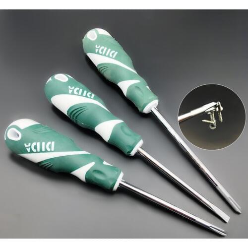 4"/5"/6"/8" Screwdriver Strong Magnetic Slotted Phillips Screwdrivers With Colorful Handle Multi-function Tools for Repairing