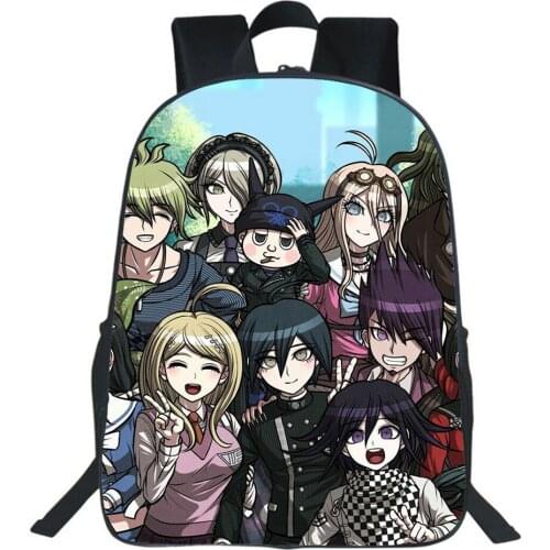 Japan Anime Danganronpa School Bag Monokuma Men Backpack Boys Girls Bags Children Bag Fashion Backpack Women Rucksack Mochilas