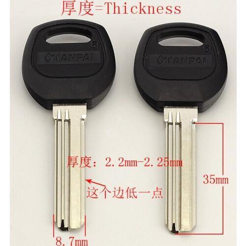 Best quality B068 House Home Door Key blanks Locksmith Supplies Blank Keys 25 pieces/lot