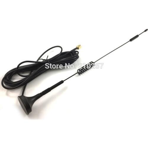 1pcs 433Mhz Antenna High Gain 12dbi Sucker Antenna With Sma Male Connector Magnetic base
