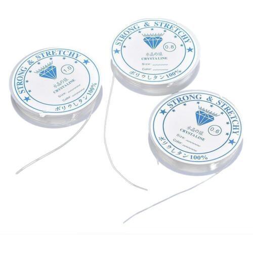 1Pcs Crystal Elastic Beading Line Cord Thread String Stretch Wire Thread For DIY Bracelet Sewing Crafts Tools