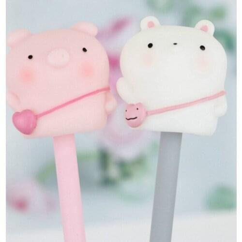 12PCS Creative 0.5mm Gel Pen Cartoon Cute Student Stationery Office Supplies Water-Based Paint Pen