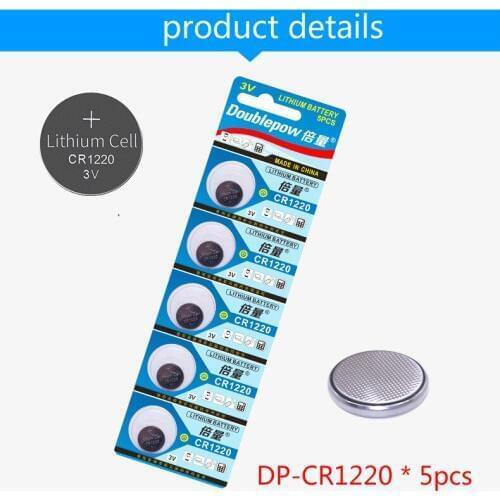 5 pcs. CR1220 button battery 3V CR1220 battery lithium battery