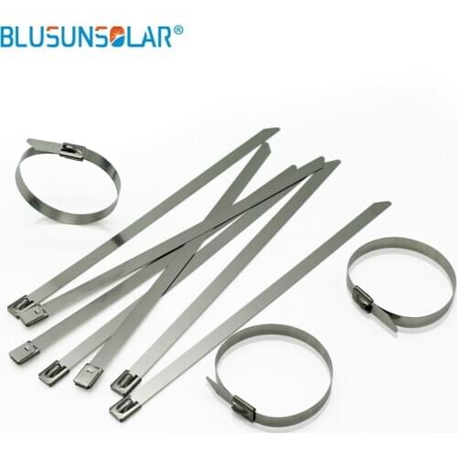 500pcs/lot high quality 26 inch 4.6mm x 650mm Thickness 2.5mm Best 304 Grade colorful self locking Stainless Steel cable ties