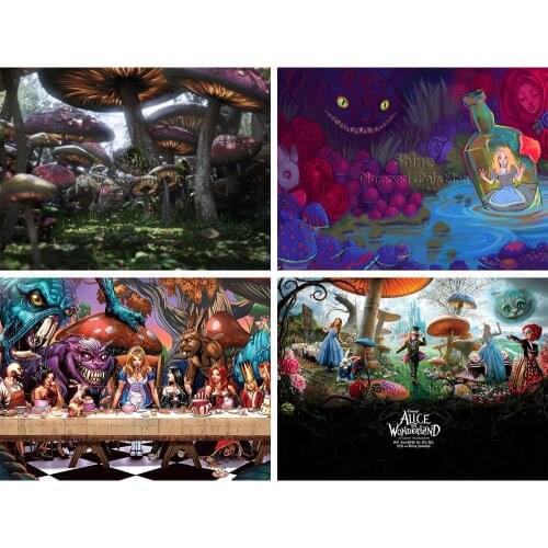 Disney Diamond Painting New Arrivals Alice in Wonderland Cartoon Princess Full Drill Art Set 5D DIY Mosaic Kits Home Decor