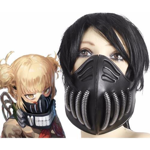 Anime My Hero Academia Himiko Toga Cosplay Mask Boku no Hero Academia Cosplay Props Accessories Women Men Halloween Party Masks