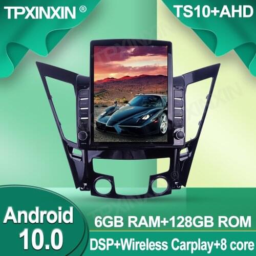 Car Radio 6+128G For Hyundai Sonata 2009-2014 Android GPS IPS Car Multimedia Player Headunit Audio Radio Navigtion Tape Recorder