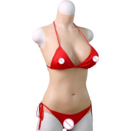 CDE Cup Liquid Silicone Filler Tight Fake Boobs Artificial Slicone Breast Forms For Crossdresser Dragqueen Transvestism Shemale