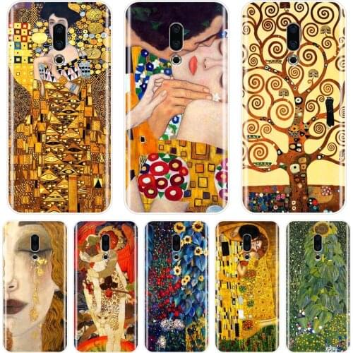 Case For Meizu Pro 6 7 Plus U10 U20 Soft Silicone Gustav Klimt The Kiss Back Cover For Meizu 16th 16x 15 Lite 16 Plus Phone Case