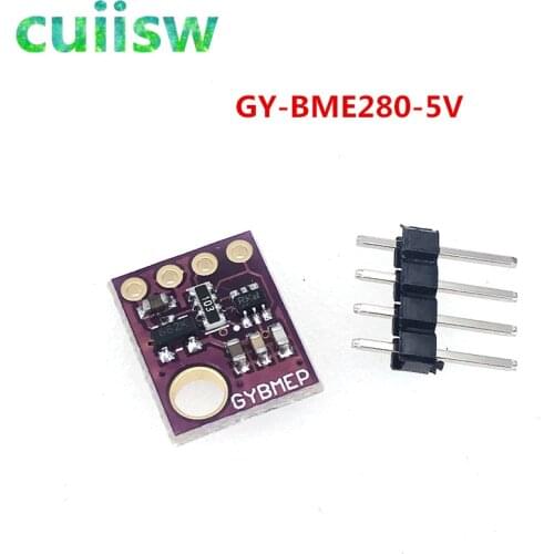 3In1 BME280 GY-BME280 Digital Sensor SPI I2C Humidity Temperature and Barometric Pressure Sensor Module 1.8-5V DC High Precisio