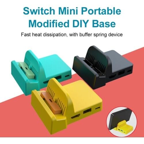 3Color For Switch Base NS DOCK Cooling Base Shell Charge Docking Station DIY For Charge Docking Station Shell Replacement