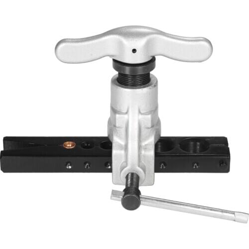 Eccentric Flaring Tool Tubing 6 Dies Sizes 1/4-3/4in 45 Angle Eccentric Cone Type Flaring Tool for Copper Brass Mild Steel Pipe