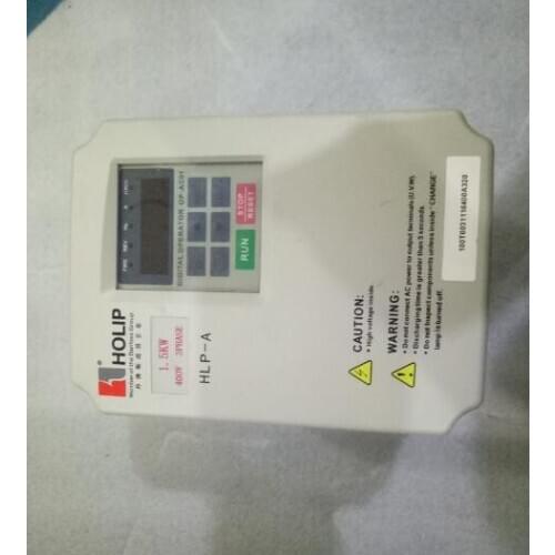 HLPA01D543C 1.5KW 380V inverter , used in good condition . 80% appearance new , good working , free shipping