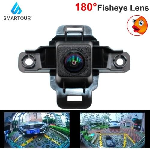 Smartour fisheye CCD car front brand camera for Subaru Forester 2019 front grille positive view Camera 180 degree fisheye angle