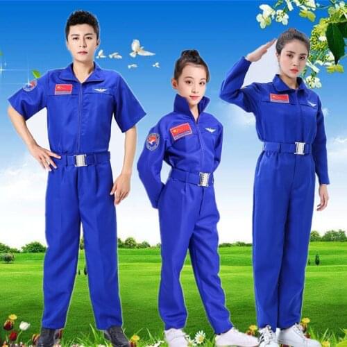 2021 Childrens Party Cosplay Astronaut Suit Role-Playing Halloween Costume Carnival Dressing Ball Kids Adult Space Suit New